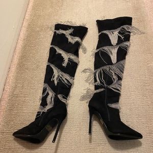 Over the knee Beyoncé boots